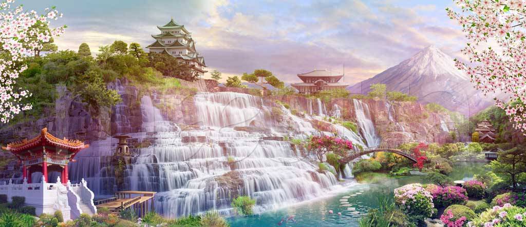 Фотообои Японские водопады